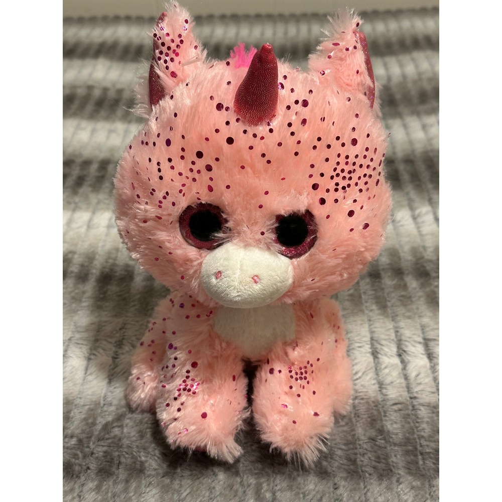 Toy Factory Scent Sations Pink Unicorn Plush Strawberry Scented Sequin Glitter